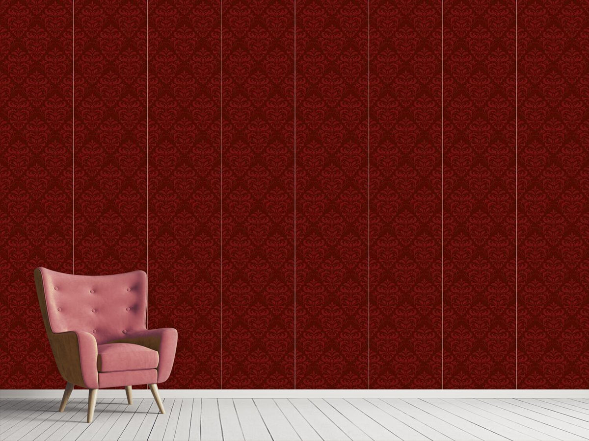 patterned-wallpaper-red-french-baroque