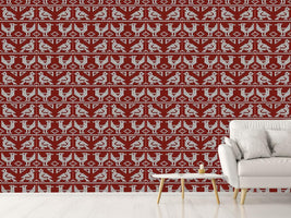 patterned-wallpaper-knitted-birds