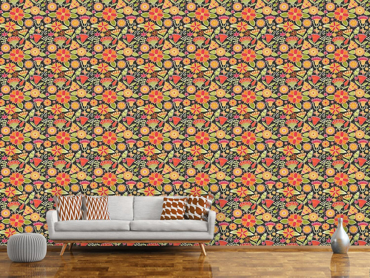 patterned-wallpaper-cheerful-garden-folklore