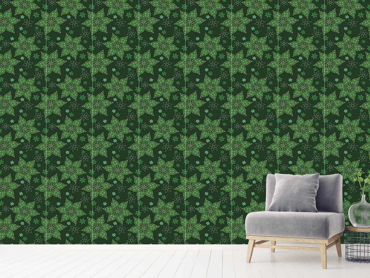 patterned-wallpaper-russian-christmas-stars