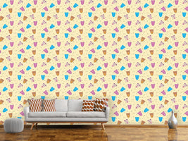 patterned-wallpaper-ethno-masks