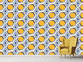 patterned-wallpaper-geometro-gelb