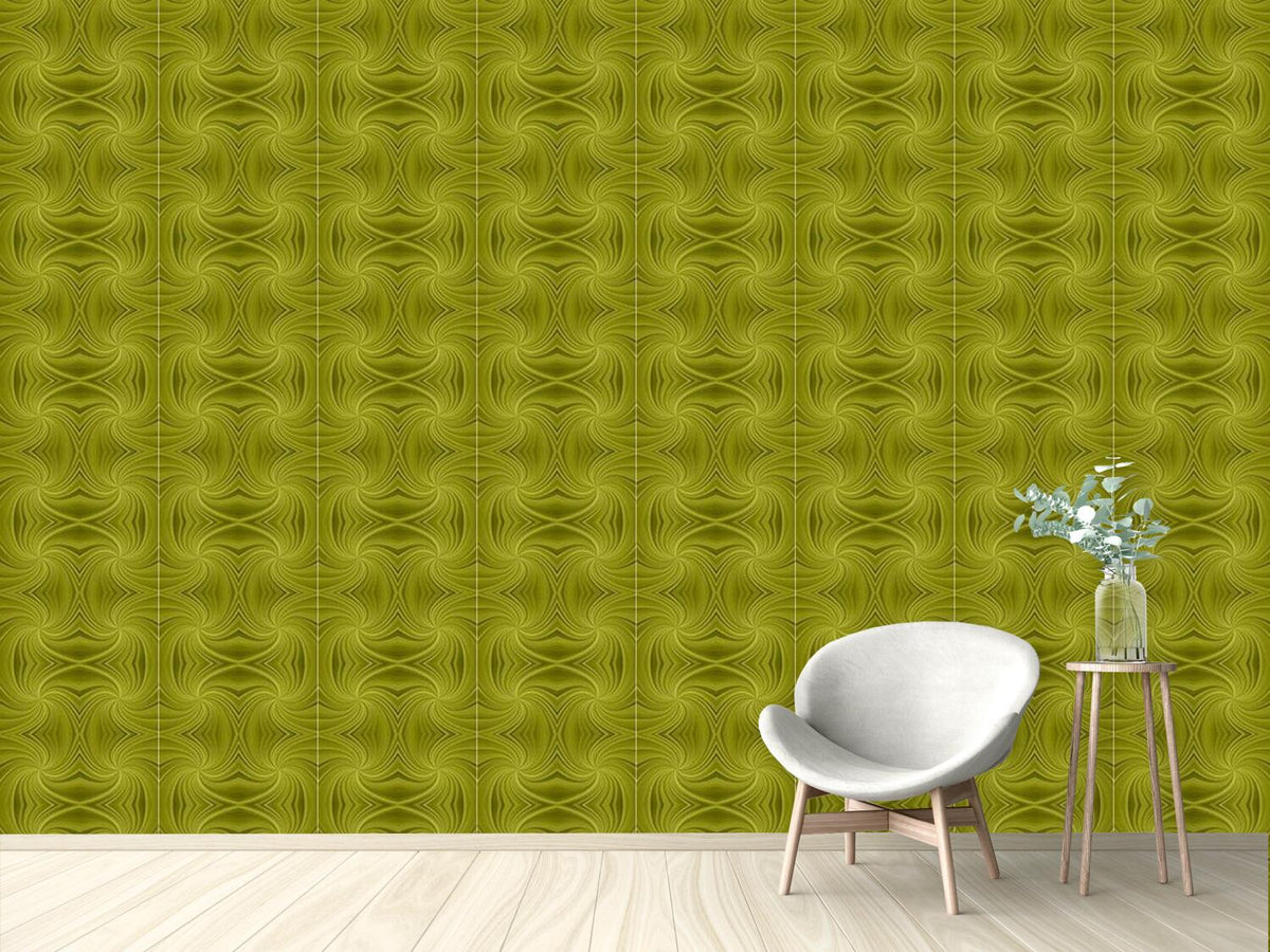 patterned-wallpaper-taking-an-olive-bath