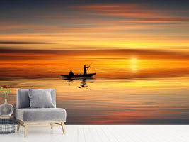photo-wallpaper-boat-in-the-golden-light