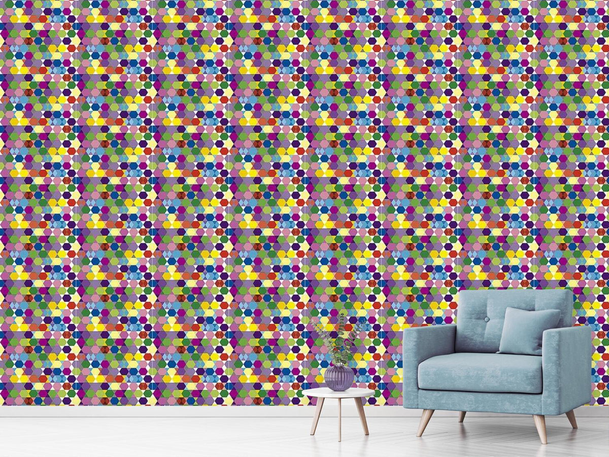 patterned-wallpaper-erratic-hexagon