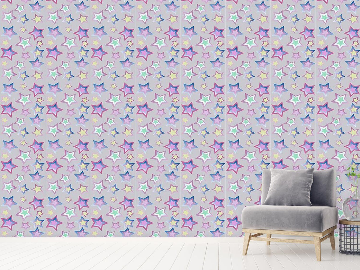 patterned-wallpaper-star-flakes