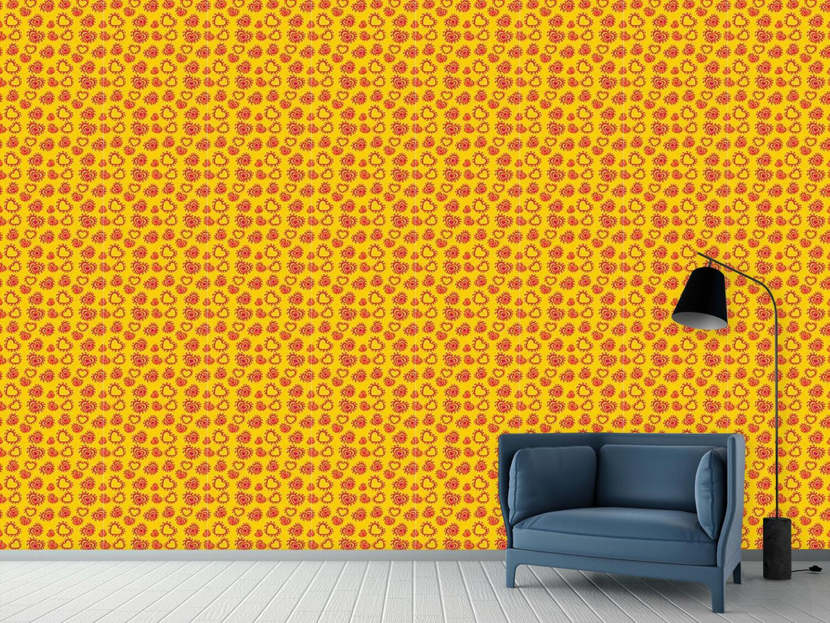 patterned-wallpaper-summer-hearts