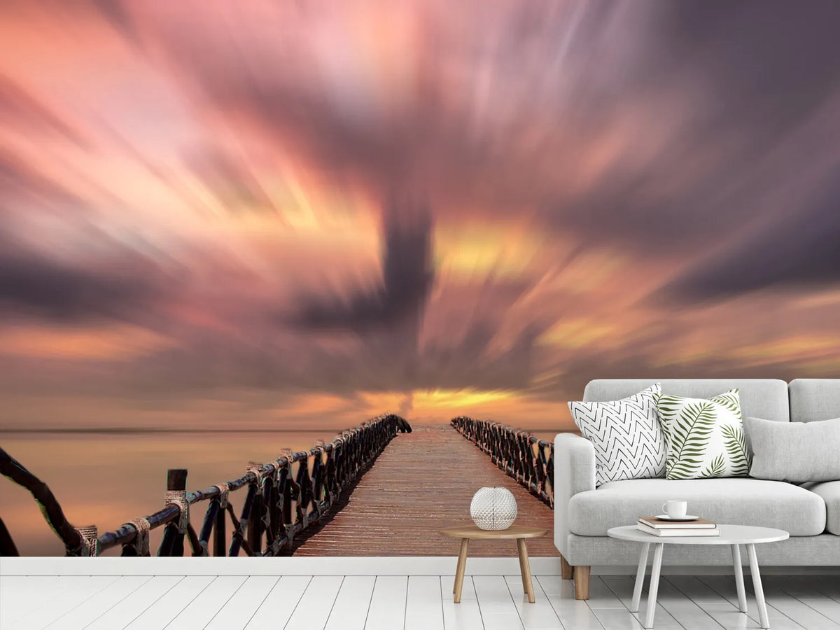 photo-wallpaper-bridge-in-the-fire-of-heaven