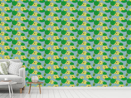 patterned-wallpaper-lotus