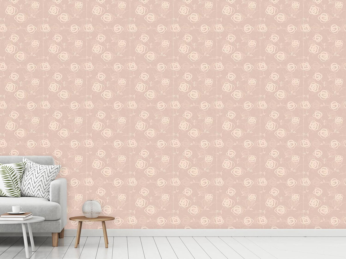 patterned-wallpaper-rosebuds-flower-swing