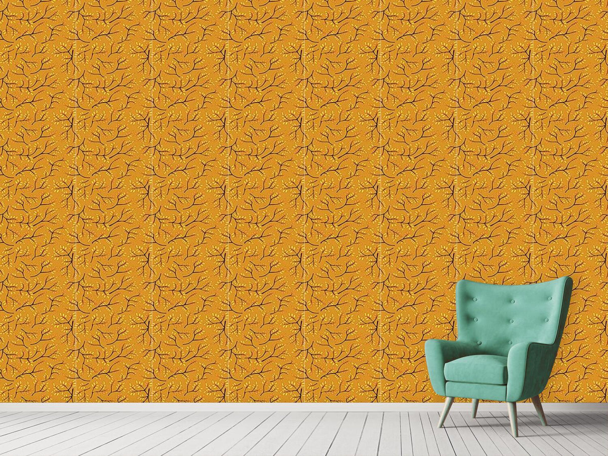 patterned-wallpaper-japanese-autumn-gold